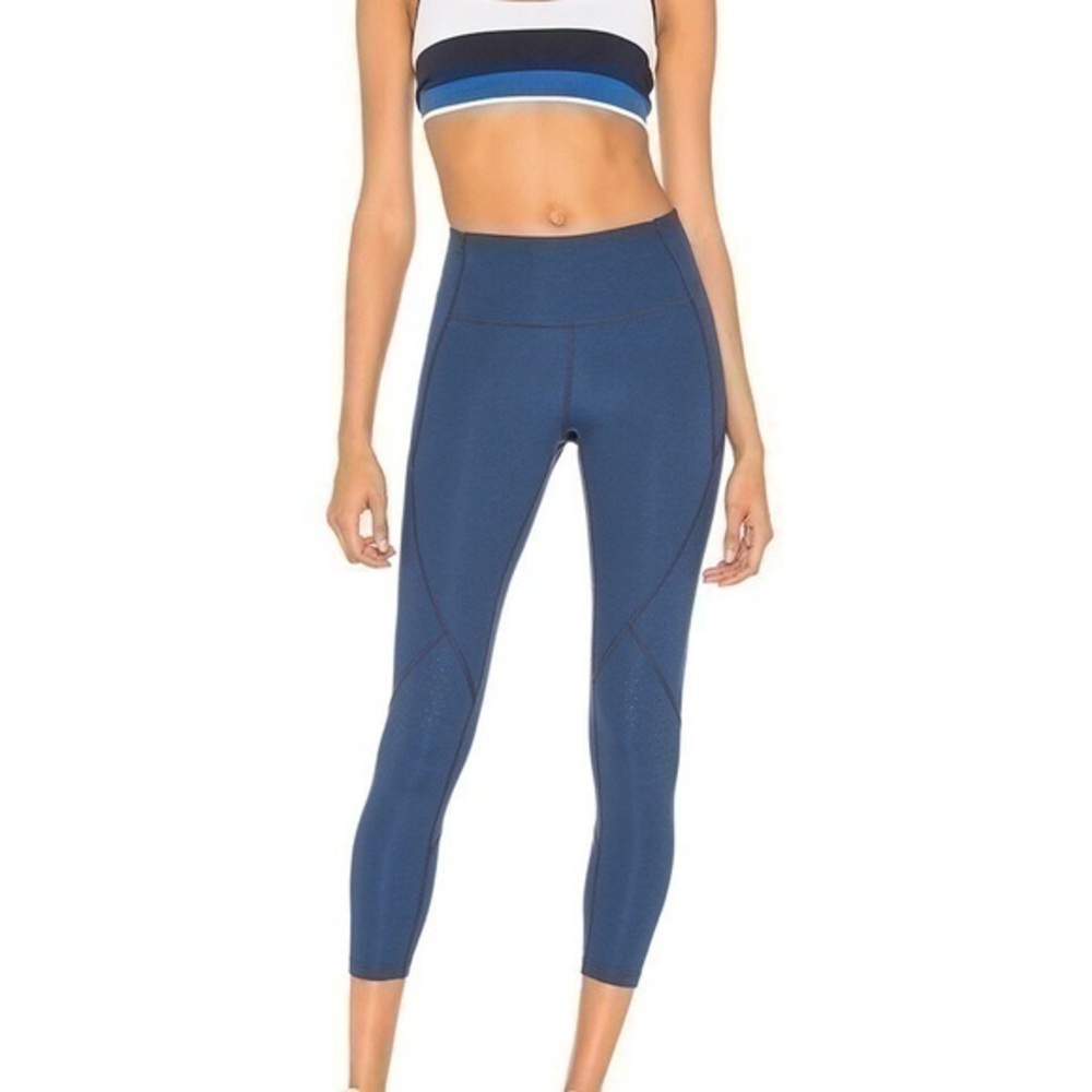 LNDR Scuba Ultra Form Leggings in Cobalt Blue Size Small